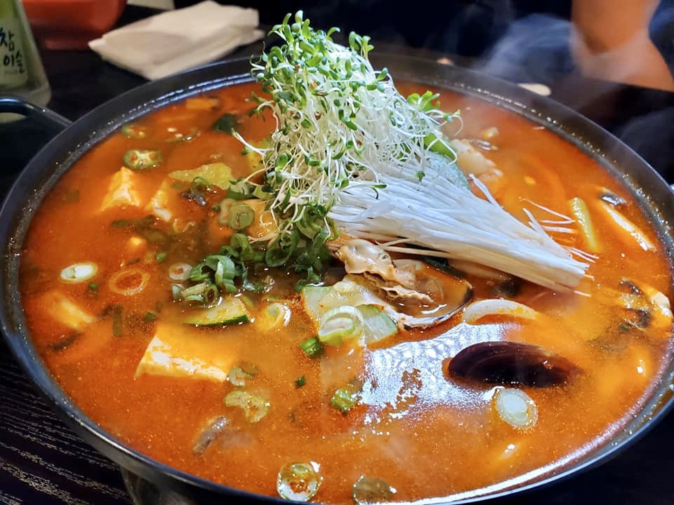 Order PIKE MACKEREL KIMCHI STEW food online from Bon Bon Tap store, Los Angeles on bringmethat.com