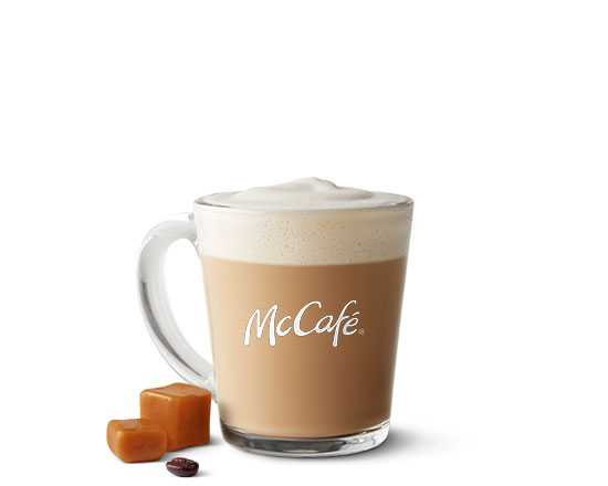 Order Caramel Cappuccino food online from McDonald's store, Cincinnati on bringmethat.com