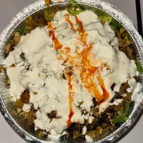 Chicken Over Rice Plate from Roma Pizza