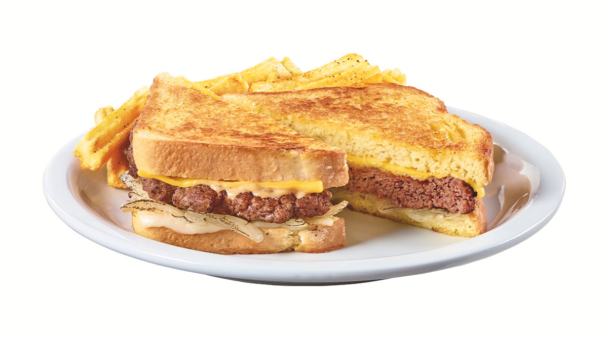 Order Diner Classic Patty Melt food online from Denny's store, Thomasville on bringmethat.com