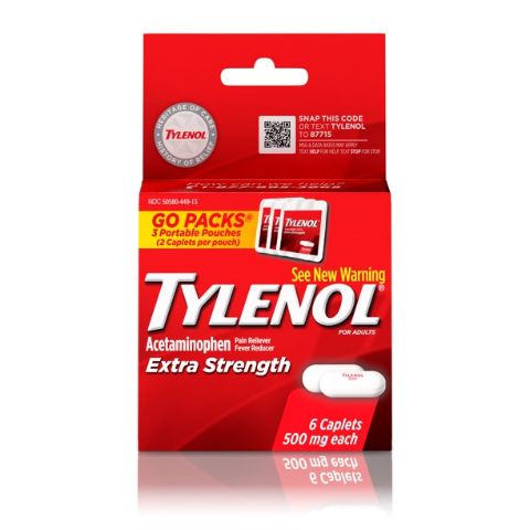 Order Tylenol Extra Strength Caplets 6 Count food online from 7-Eleven store, Bellflower on bringmethat.com