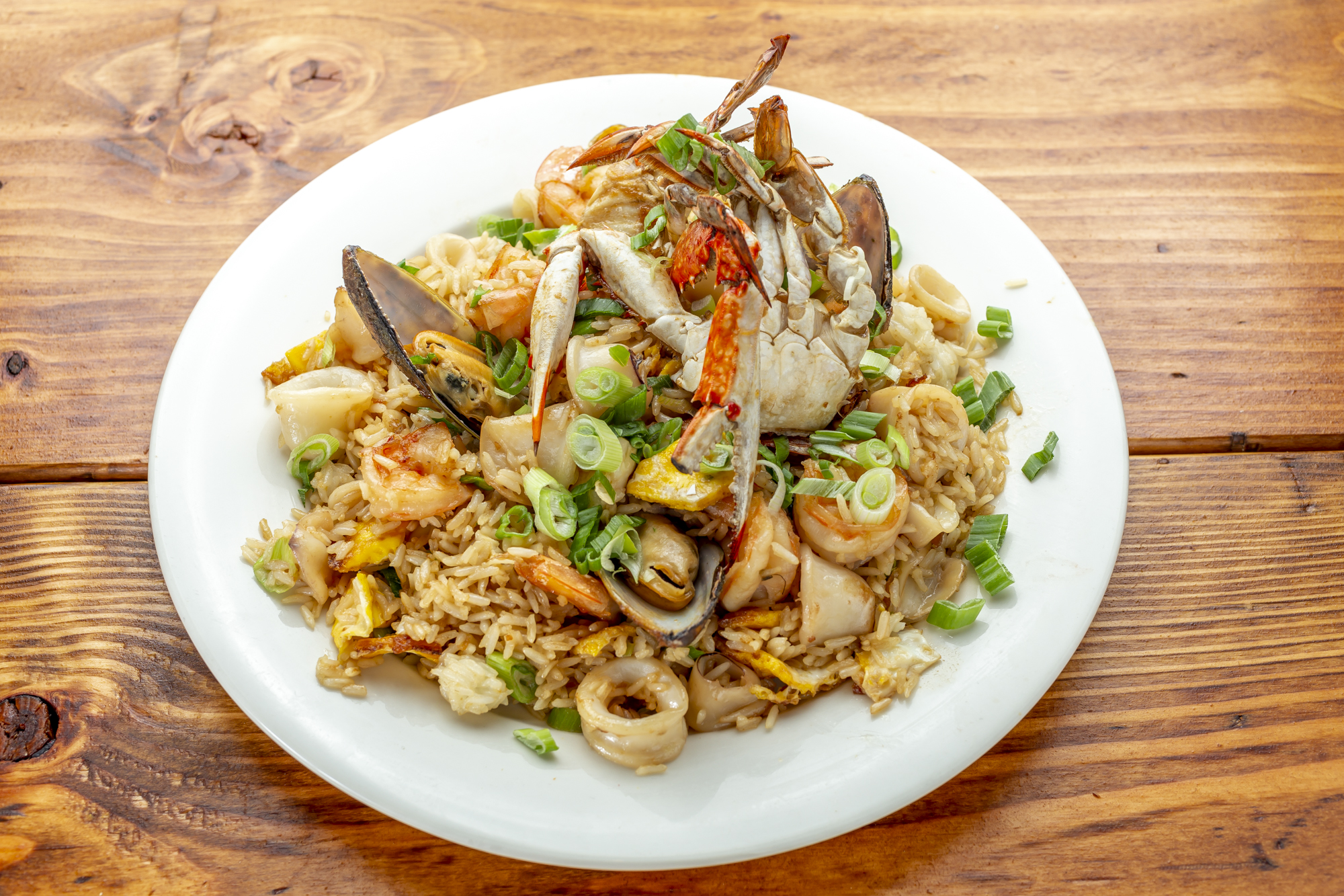Order Chaufa de Mariscos food online from Riko Peruvian Cuisine store, Queens on bringmethat.com