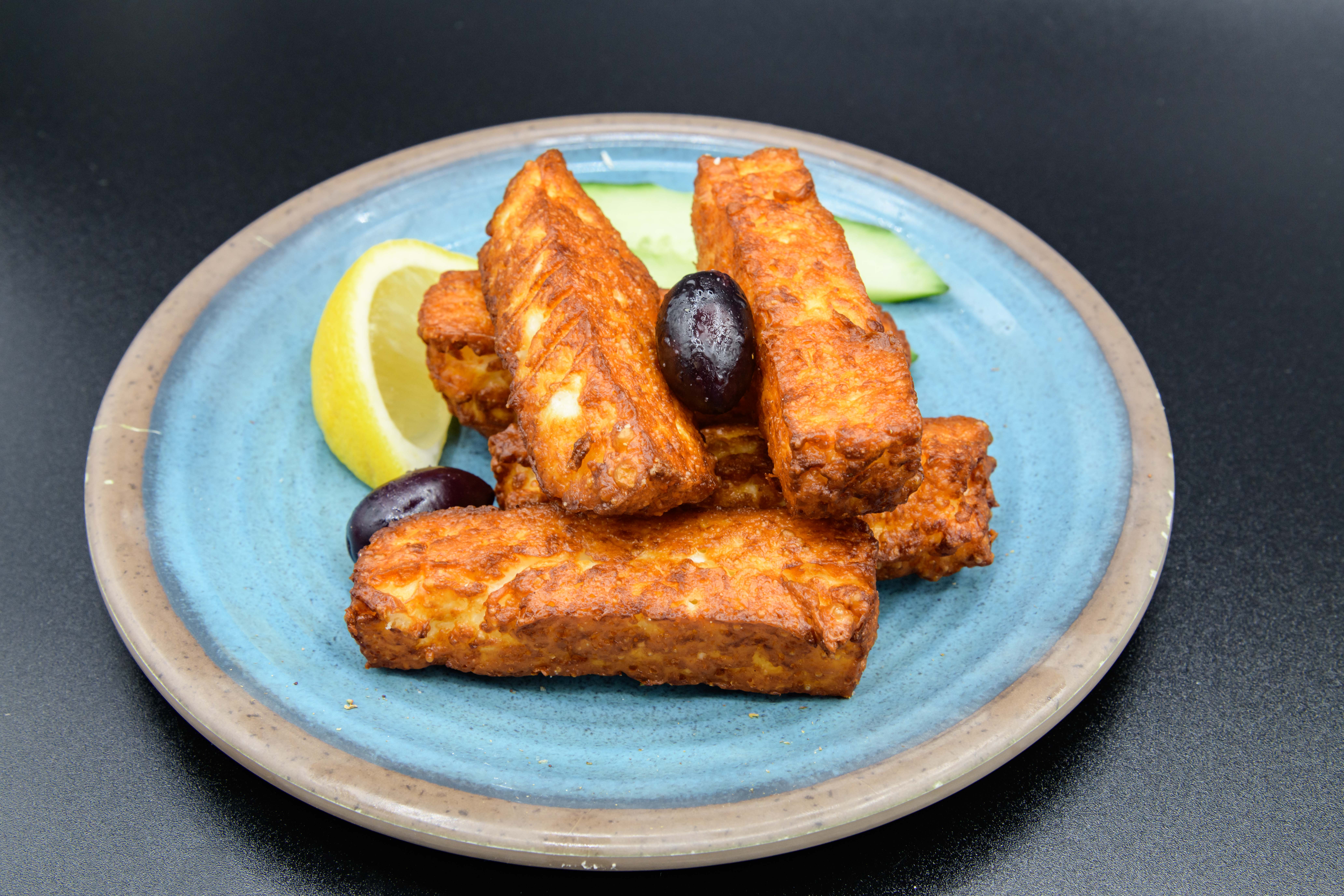 Order Haloumi Saganaki food online from Gyro City store, Brighton on bringmethat.com