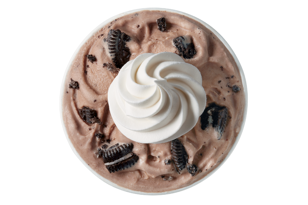 Order OREO® Hot Cocoa Blizzard® Treat food online from Dairy Queen store, Charlotte on bringmethat.com