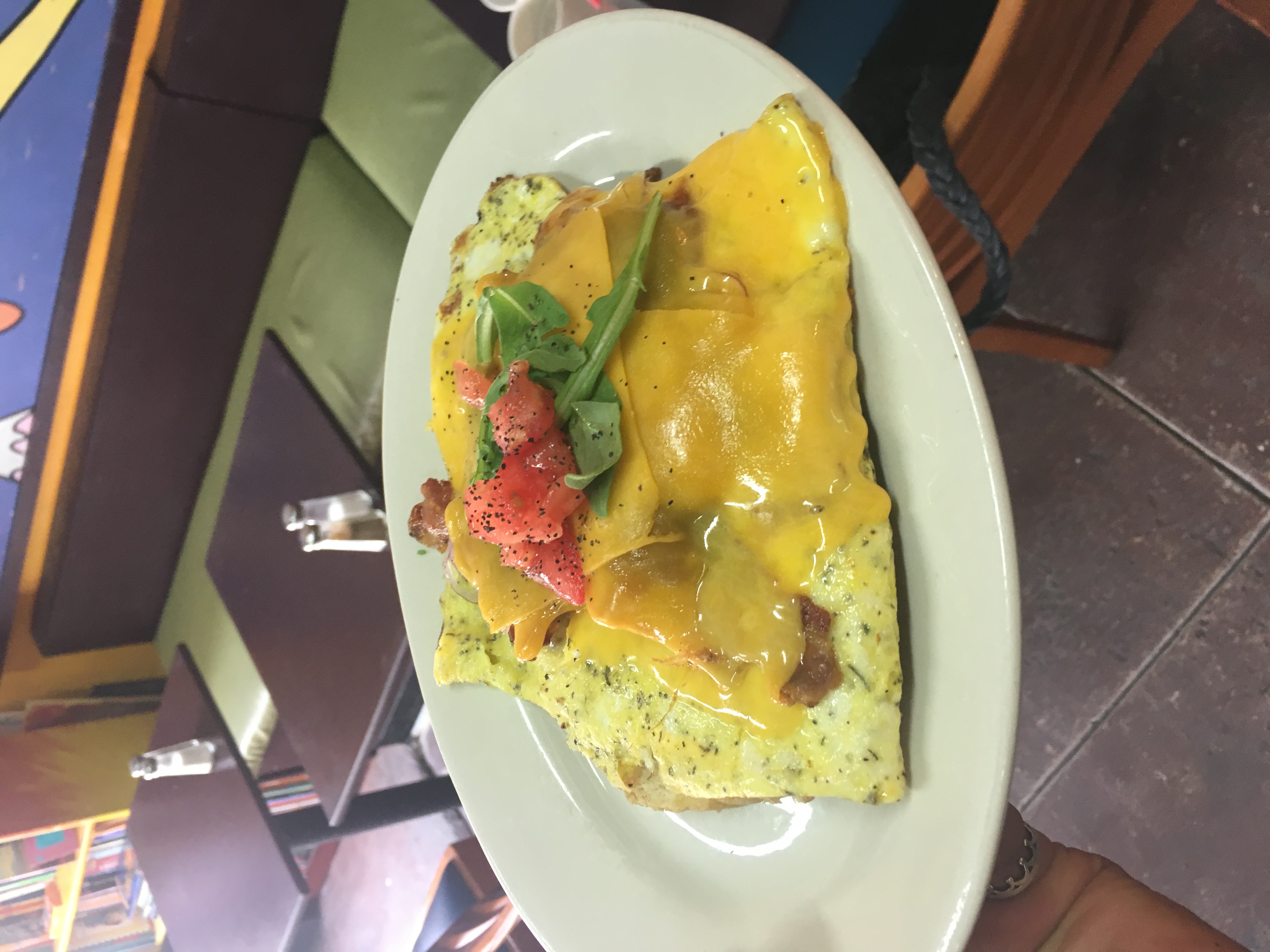Order Veggie Omelet food online from Street Level Cafe store, Los Angeles on bringmethat.com