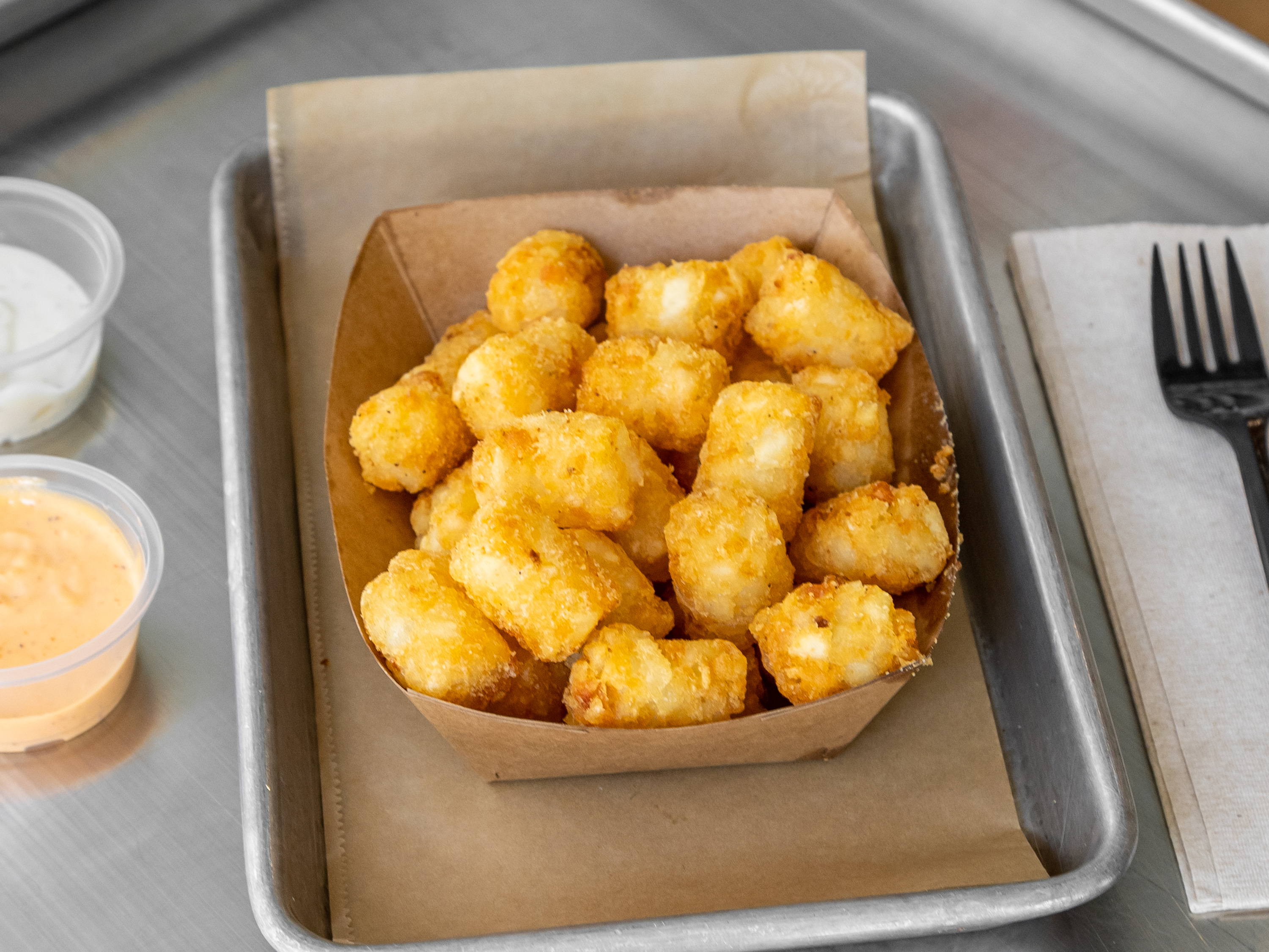 Order Tater Tots food online from Egg Tuck store, Los Angeles on bringmethat.com