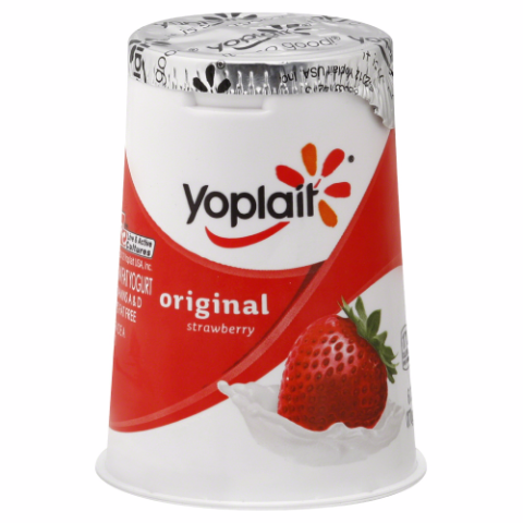 Order Yoplait Strawberry Yogurt 6oz food online from 7-Eleven store, Bellflower on bringmethat.com