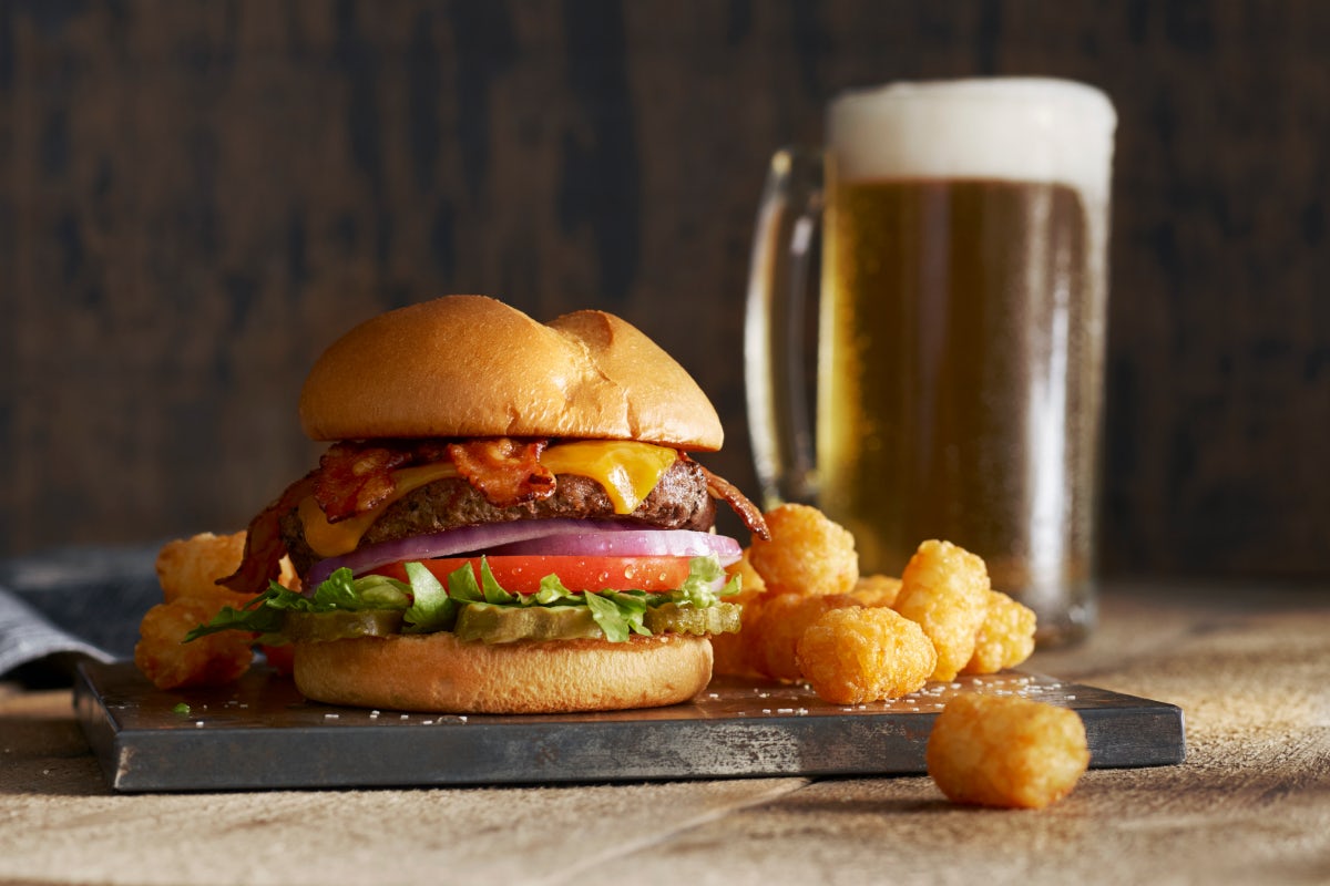 Order Bacon Cheeseburger* food online from Ruby Tuesday store, Thomasville on bringmethat.com