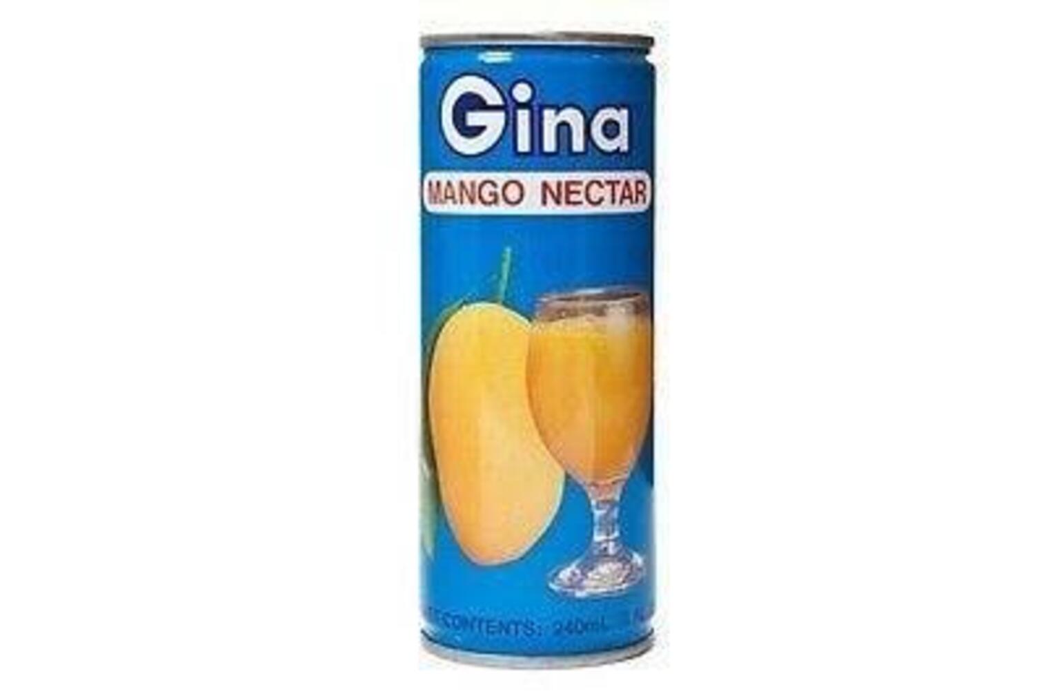 Order Gina Mango Juice (Can) food online from Kuya Ja Lechon Belly store, Kensington on bringmethat.com
