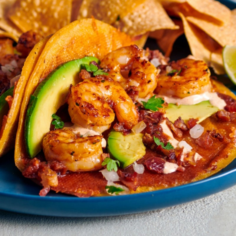 Order Grilled Gourmet Shrimp Taco (a la carte) food online from Rubio's store, Chandler on bringmethat.com