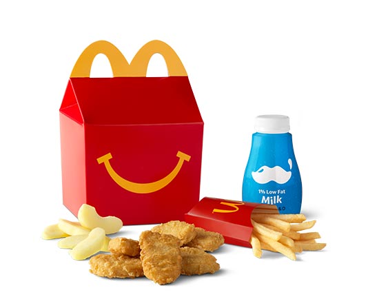 Order 6pc Chicken McNuggets Happy Meal food online from McDonald's store, Cincinnati on bringmethat.com