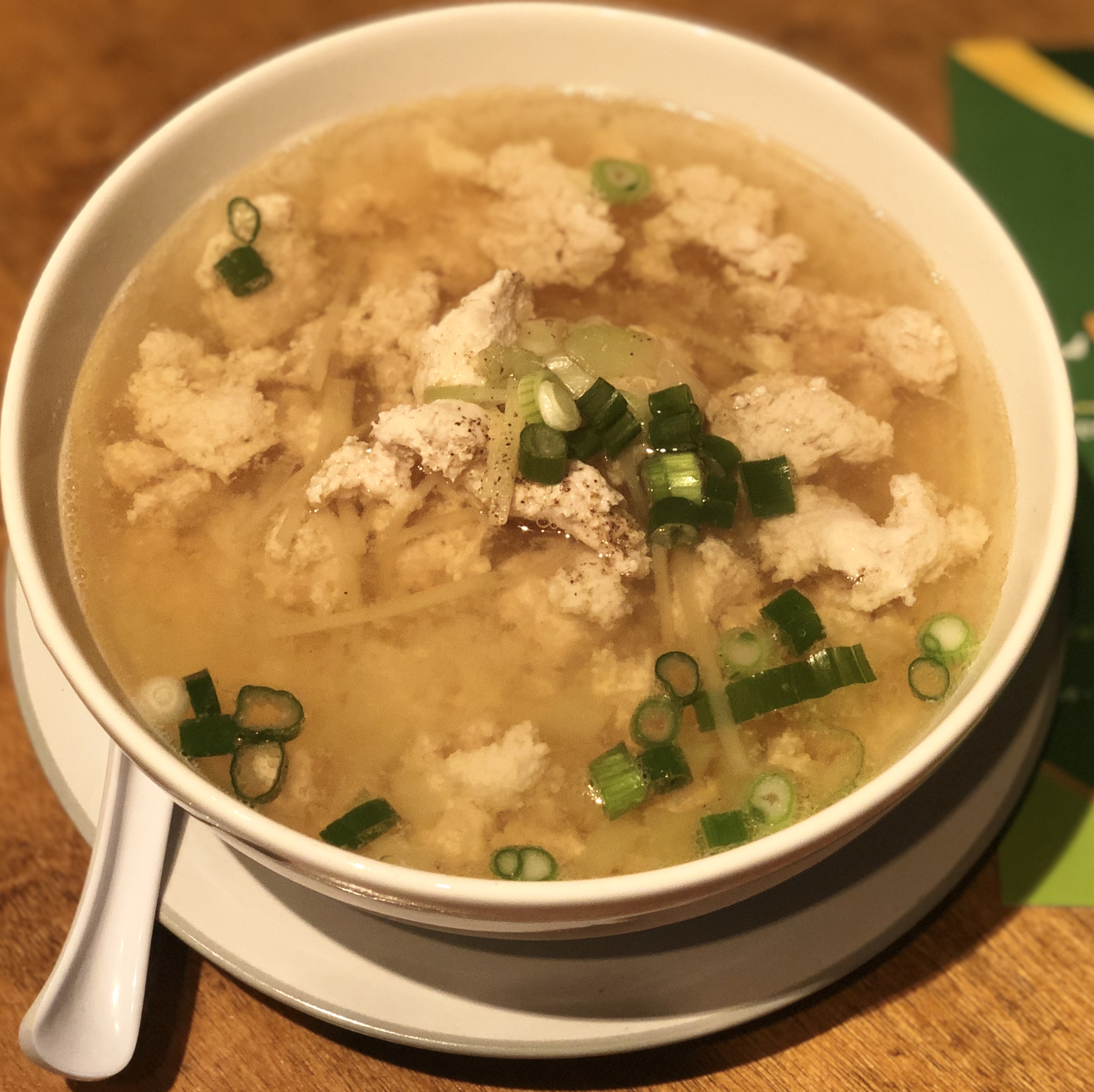 Order S6. Rice Soup food online from Lum Dee Thai Cuisine store, Brooklyn on bringmethat.com