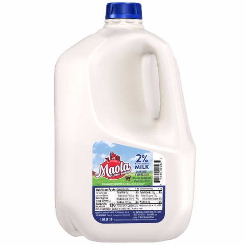 Order Maola 2% Milk 1 Gallon food online from 7-Eleven store, Lynchburg on bringmethat.com