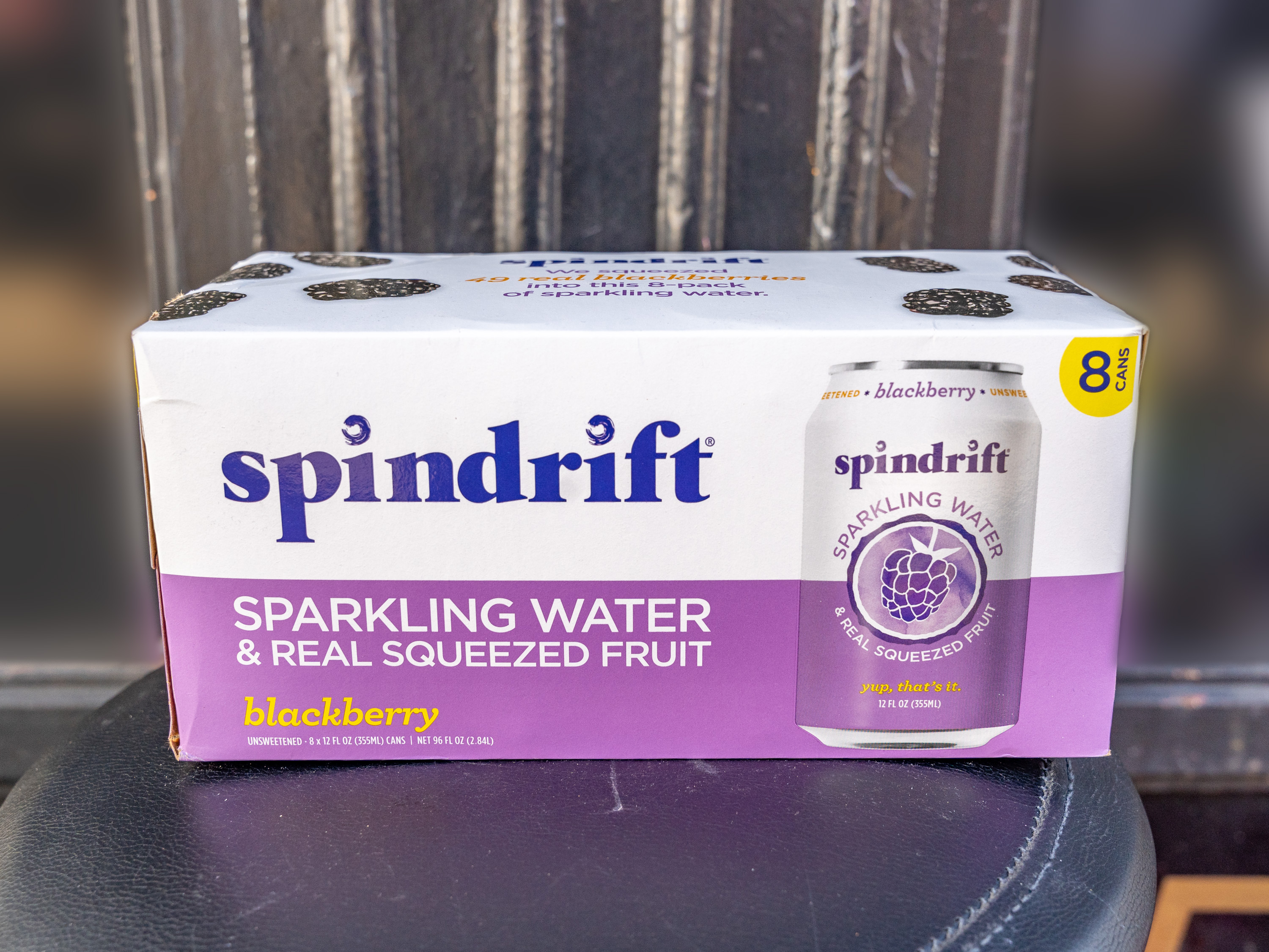 Order Spindrift Blackberry Sparkling Water - 8pk food online from Grocery Shopping Center store, Brooklyn on bringmethat.com