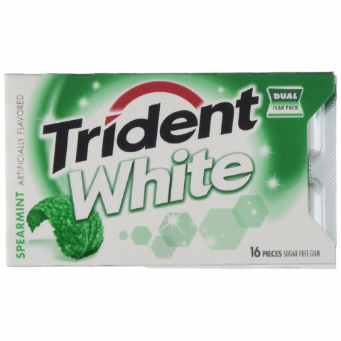 Order Trident White Spearmint 16 Count food online from 7-Eleven store, Bellflower on bringmethat.com