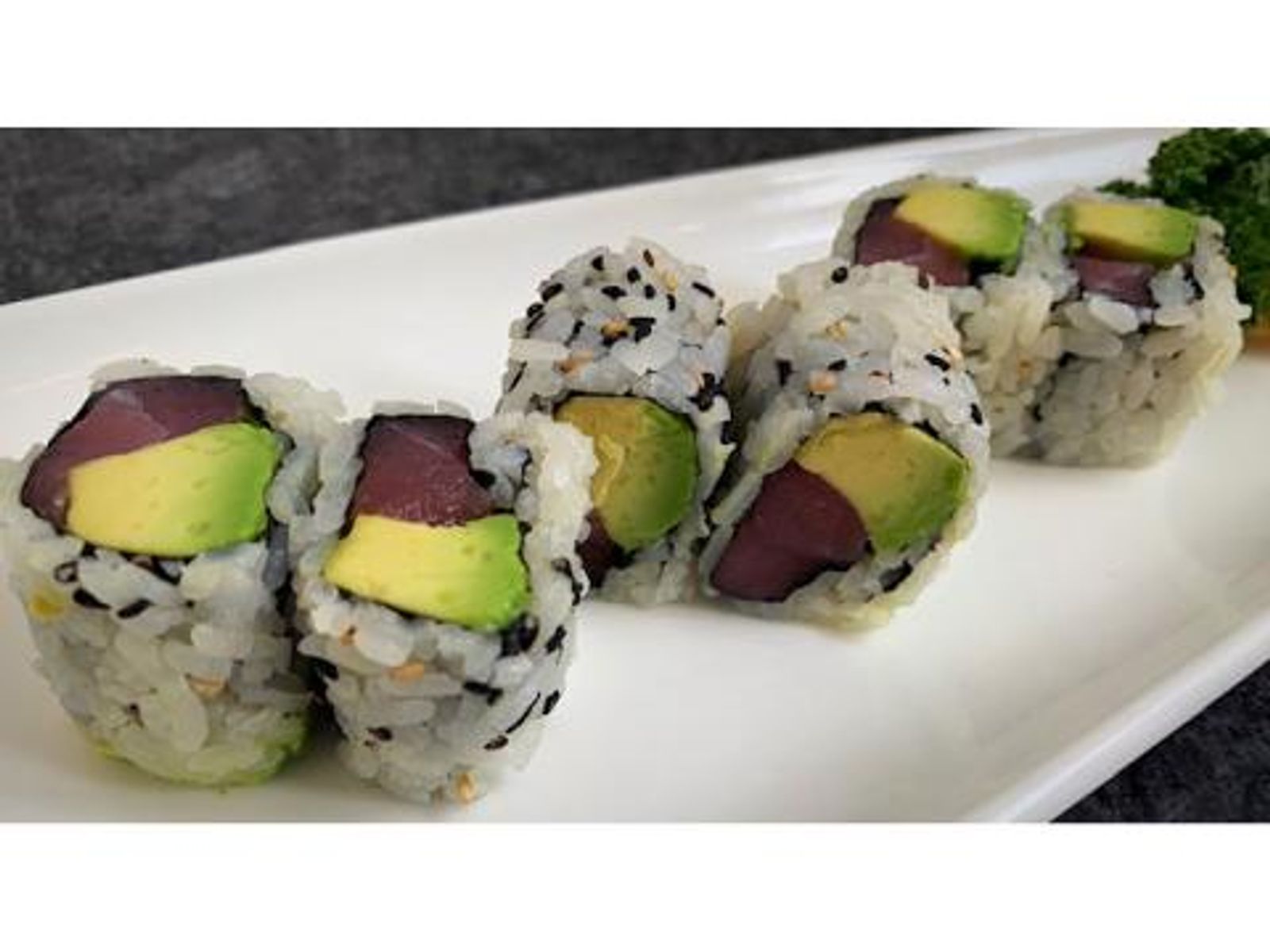 Order Tuna Avocado Roll food online from Takumi Hibachi Sushi & Lounge store, Bay Shore on bringmethat.com