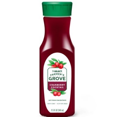 Order 7 Select Farmers Grove Cranberry Juice 11.5oz food online from 7-Eleven store, Lynchburg on bringmethat.com
