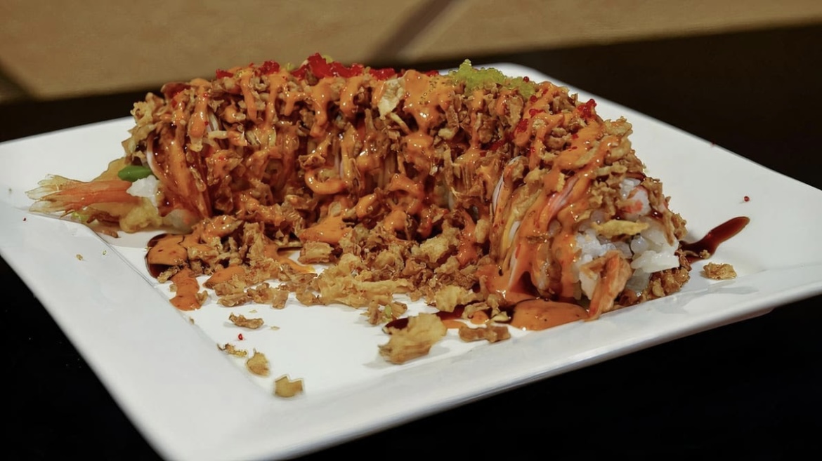 Angry Dragon Roll from Sushi Factory