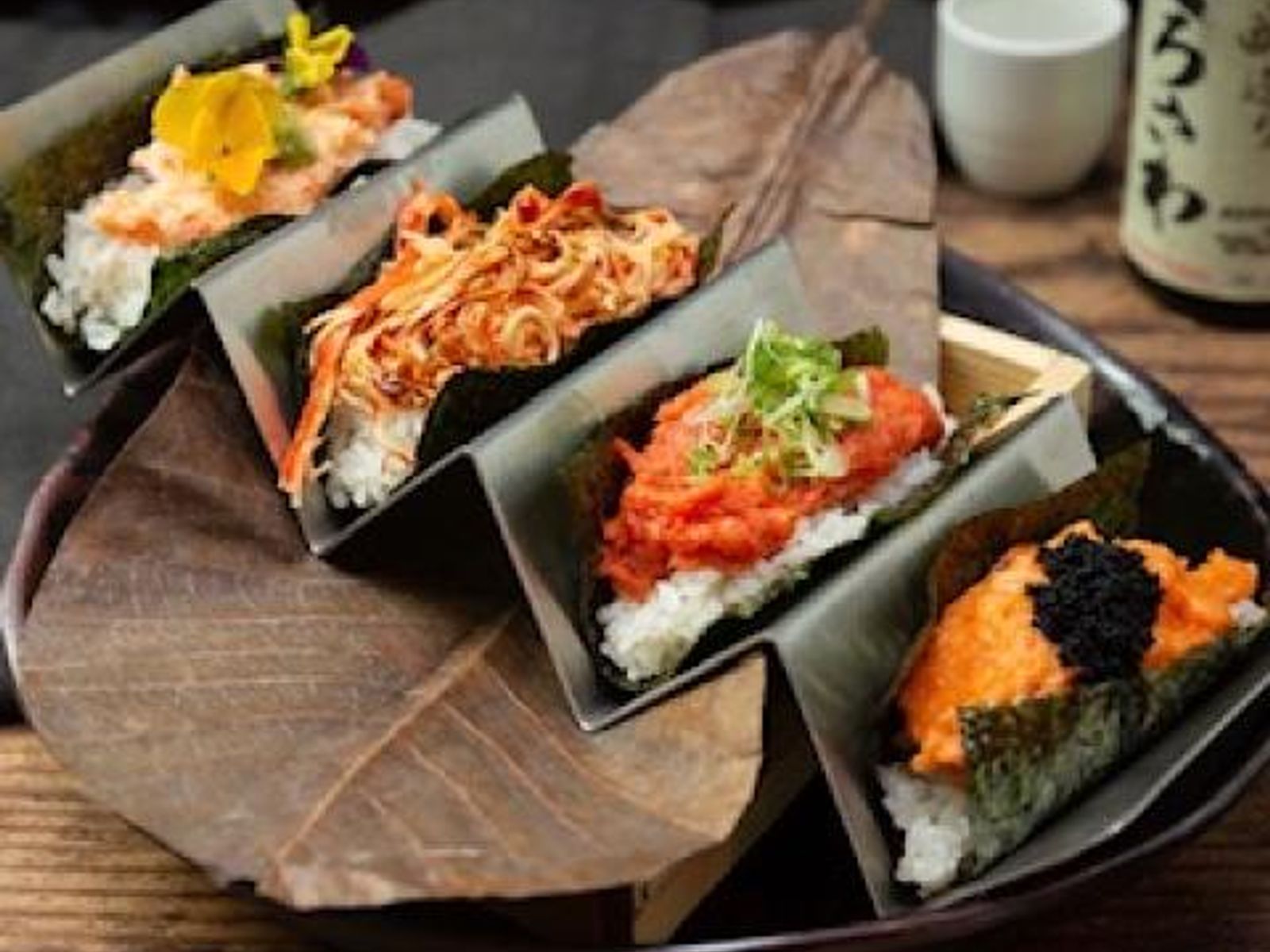 Order Takumi Style Handroll Combo food online from Takumi Hibachi Sushi & Lounge store, Bay Shore on bringmethat.com
