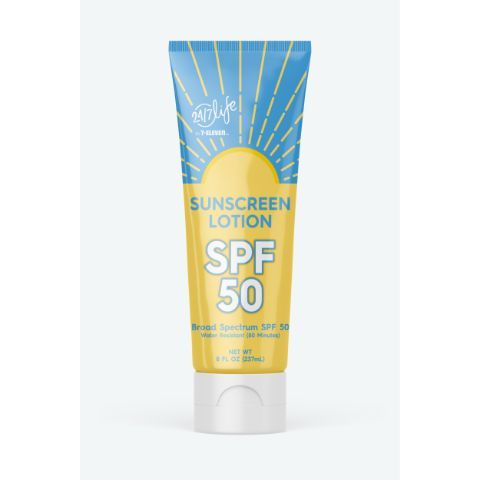 Order 24/7 Life SUNSCREEN LOTION SPF 50 8oz food online from 7-Eleven store, Wakefield on bringmethat.com