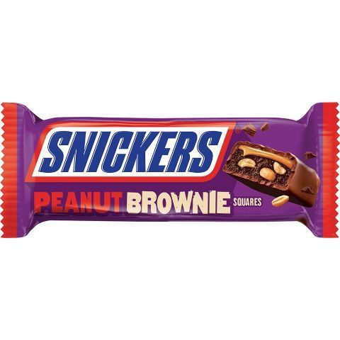 Order Snickers Peanut Brownie Squares 1.2oz food online from 7-Eleven store, Natick on bringmethat.com