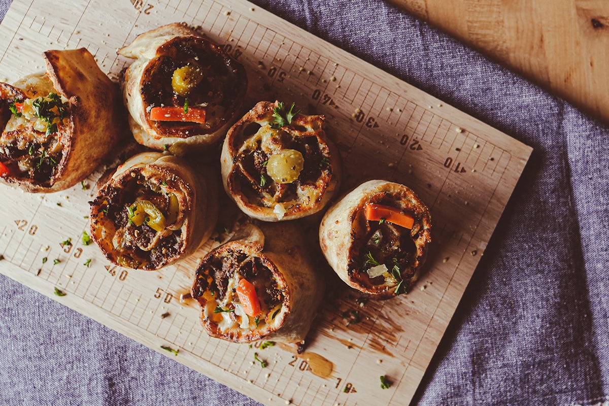 Order CHICAGO CHEESESTEAK ROLLS food online from Old Chicago 66 store, Lakewood on bringmethat.com