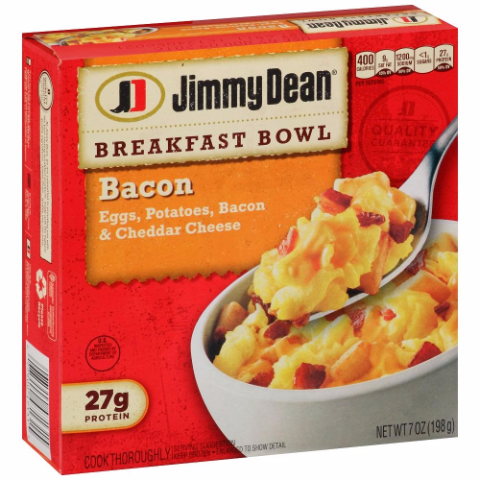 Order Jimmy Dean Bacon Breakfast Bowl 7oz food online from 7-Eleven store, Wakefield on bringmethat.com