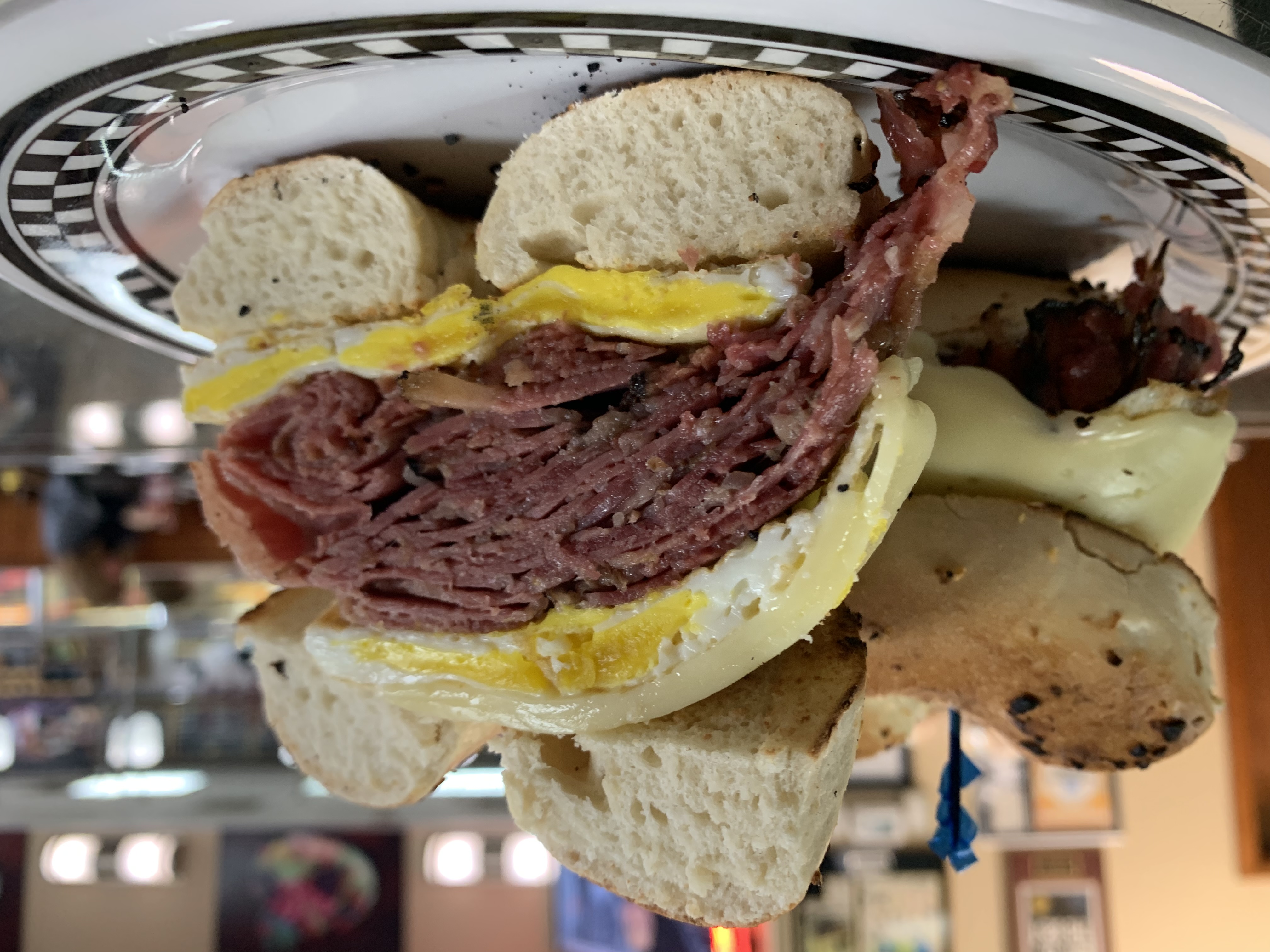 Order Egg and Cheese Sandwich food online from The Kibitz Room store, Cherry Hill on bringmethat.com