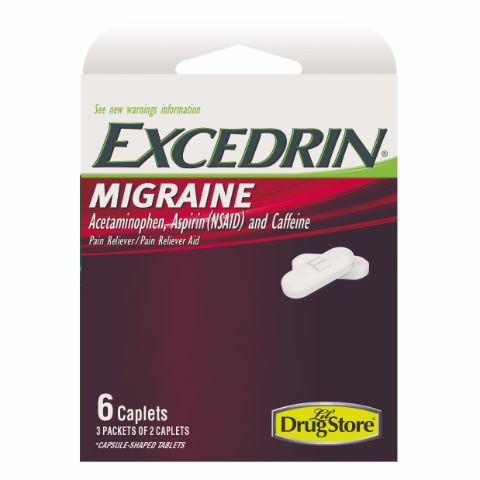 Order Excedrin Migraine 6 Count food online from 7-Eleven store, Natick on bringmethat.com