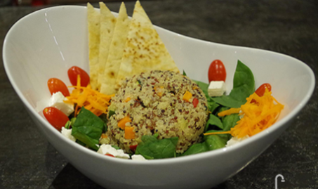 Order Quinoa Spinach Salad food online from The Kitchen Sink store, New York on bringmethat.com