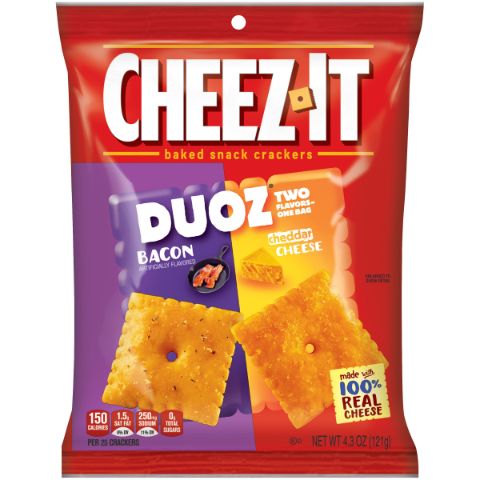 Order Cheez-It Duoz Bacon Cheddar 4.3oz food online from 7-Eleven store, Charlotte on bringmethat.com