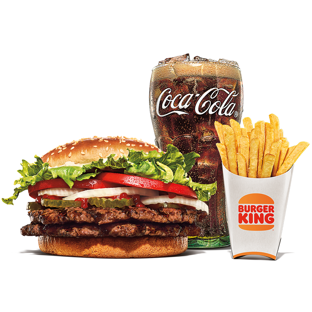Order Double Whopper Meal food online from Burger King store, Yuba City on bringmethat.com