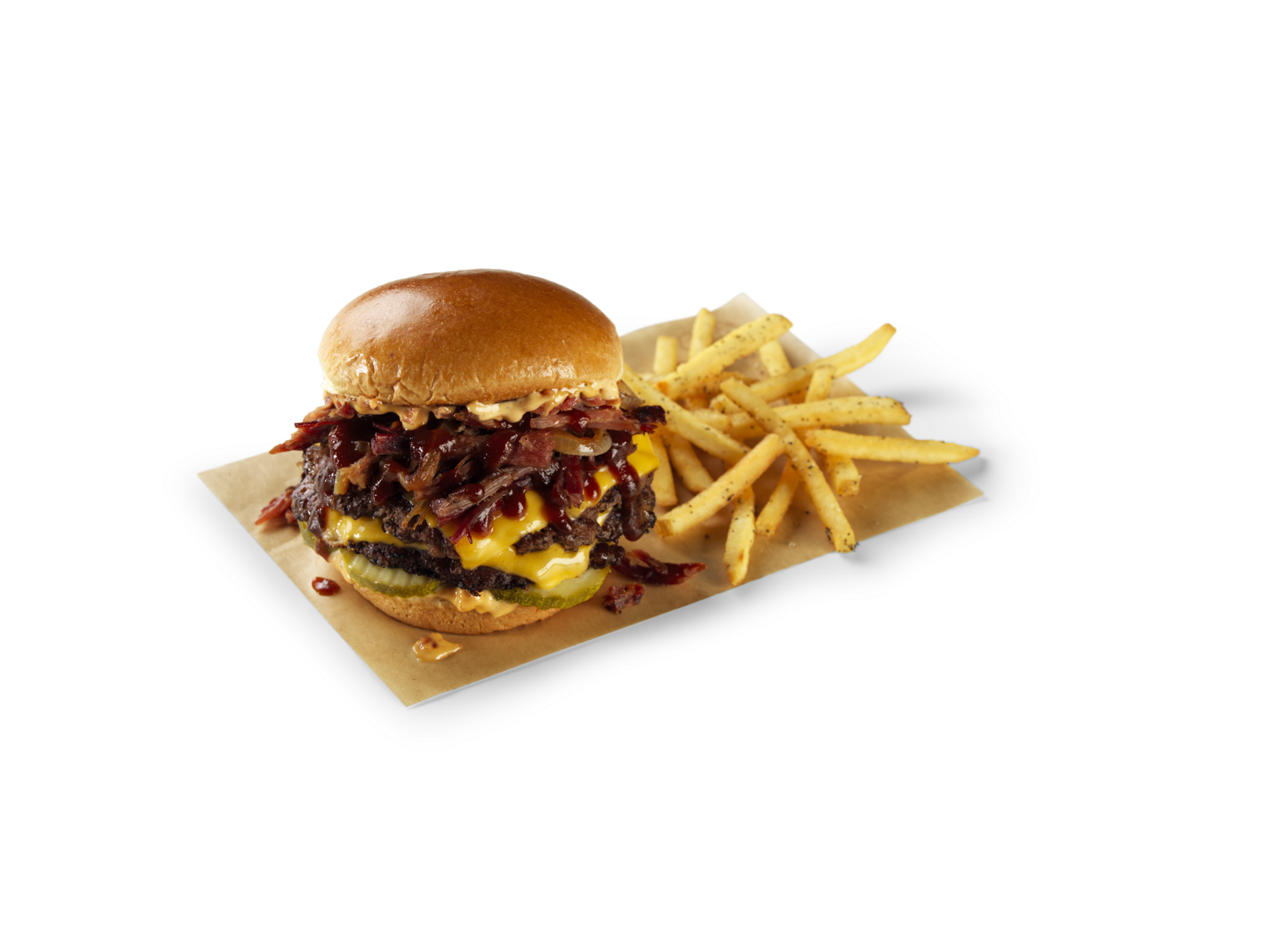 Order Smoked Brisket Burger food online from Buffalo Wild Wings store, Wooster on bringmethat.com