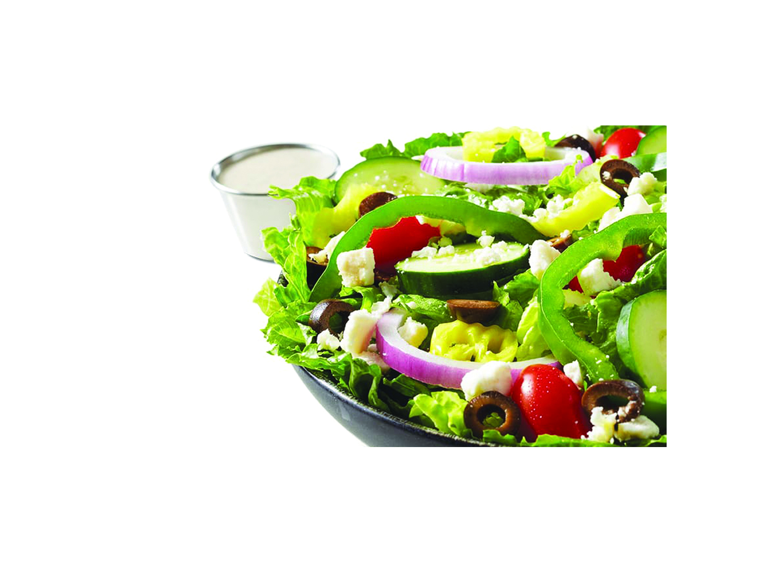 Order Greek Salad food online from Dangelo Sandwich Shop store, Chicopee on bringmethat.com
