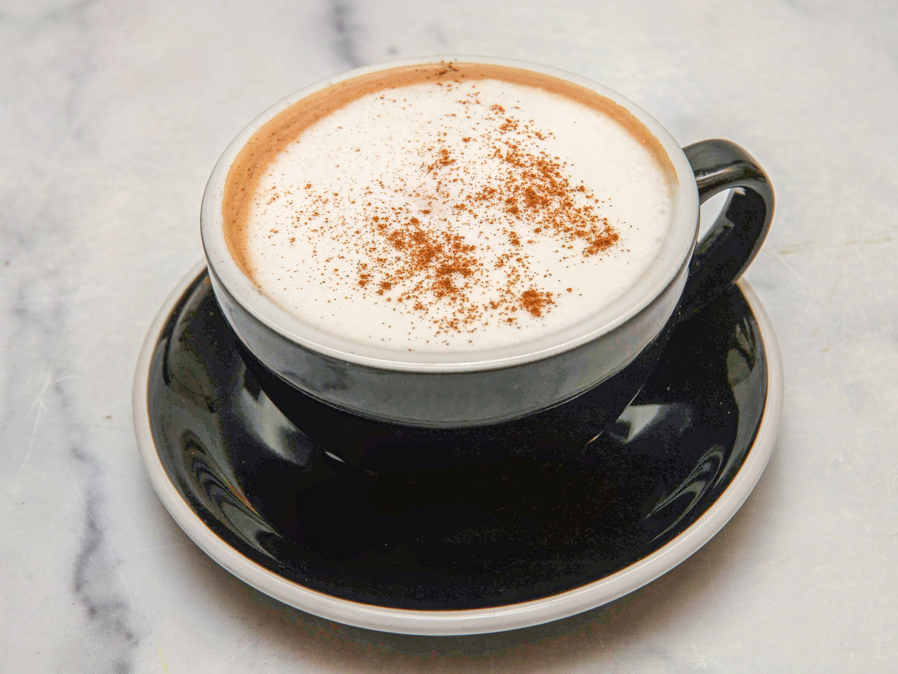 Order Hot Cappuccino food online from NYC Bagel and Coffee House store, Queens on bringmethat.com