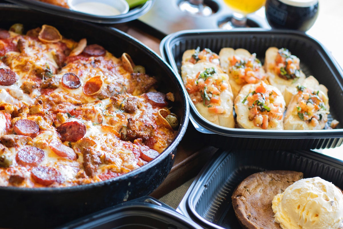 Order PARTY PACK FOR 4 food online from Old Chicago 66 store, Lakewood on bringmethat.com