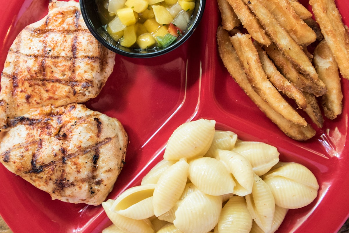 Order Kids Grilled BBQ Chicken food online from Carolina Ale House store, Wake Forest on bringmethat.com