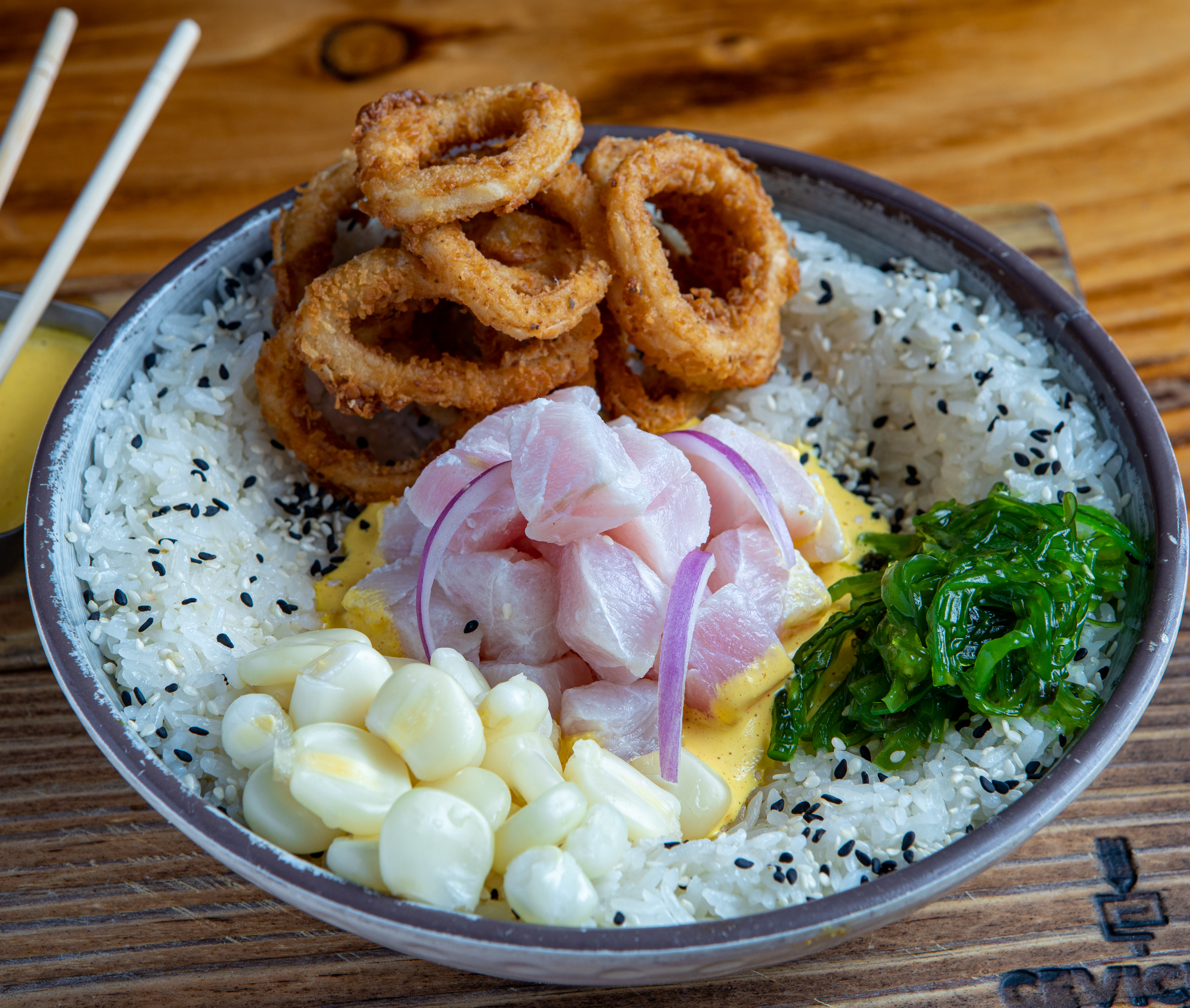 Order Corvina Ceviche de Mercado Bowl food online from Divino Bowl store, Miami on bringmethat.com
