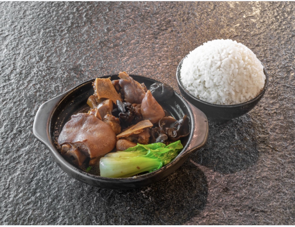 Order Braised Pig Foot With Rice food online from Mr Rice store, Alhambra on bringmethat.com