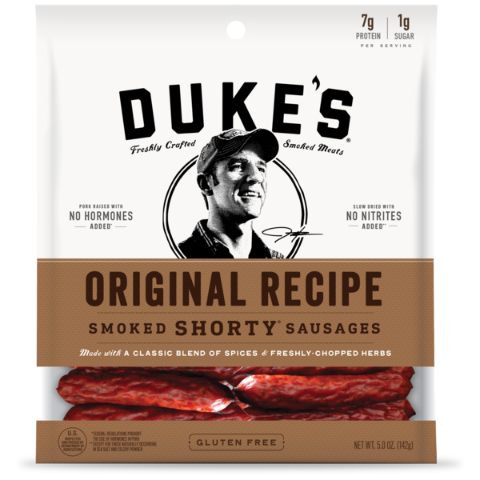 Order Duke's Original "Shorty" Smoked Sausages 5oz food online from 7-Eleven store, Bellflower on bringmethat.com