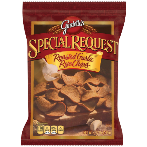 Order Gardettos Roasted Garlic Rye Chips 4.75oz food online from 7-Eleven store, Wakefield on bringmethat.com