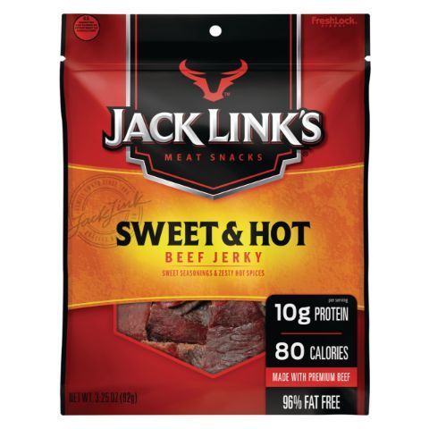 Order Jack Links Sweet N Hot Beef Jerky 3.25oz food online from 7-Eleven store, Charlotte on bringmethat.com