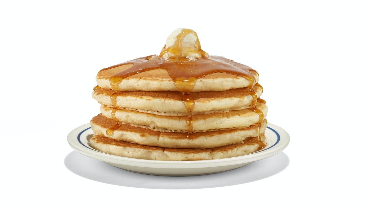 Order Original Buttermilk Pancakes - (Full Stack) food online from Ihop store, Elkhart on bringmethat.com