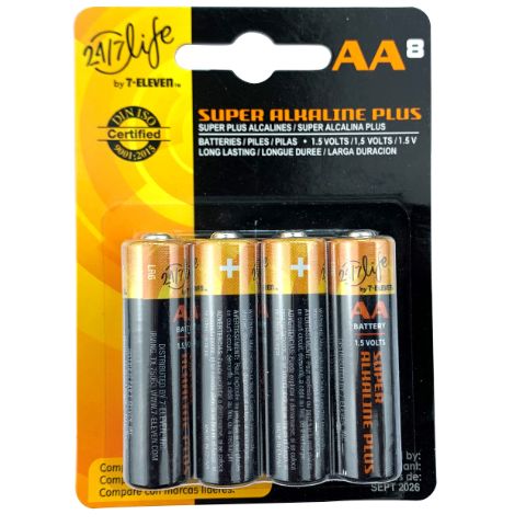Order 7-Eleven AA Batteries 8 Count food online from 7-Eleven store, Arlington on bringmethat.com