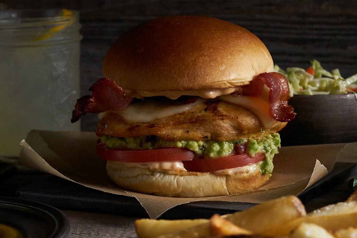 Order Chicken, Avocado & Bacon Sandwich food online from Black Angus Steakhouse store, Mesa on bringmethat.com