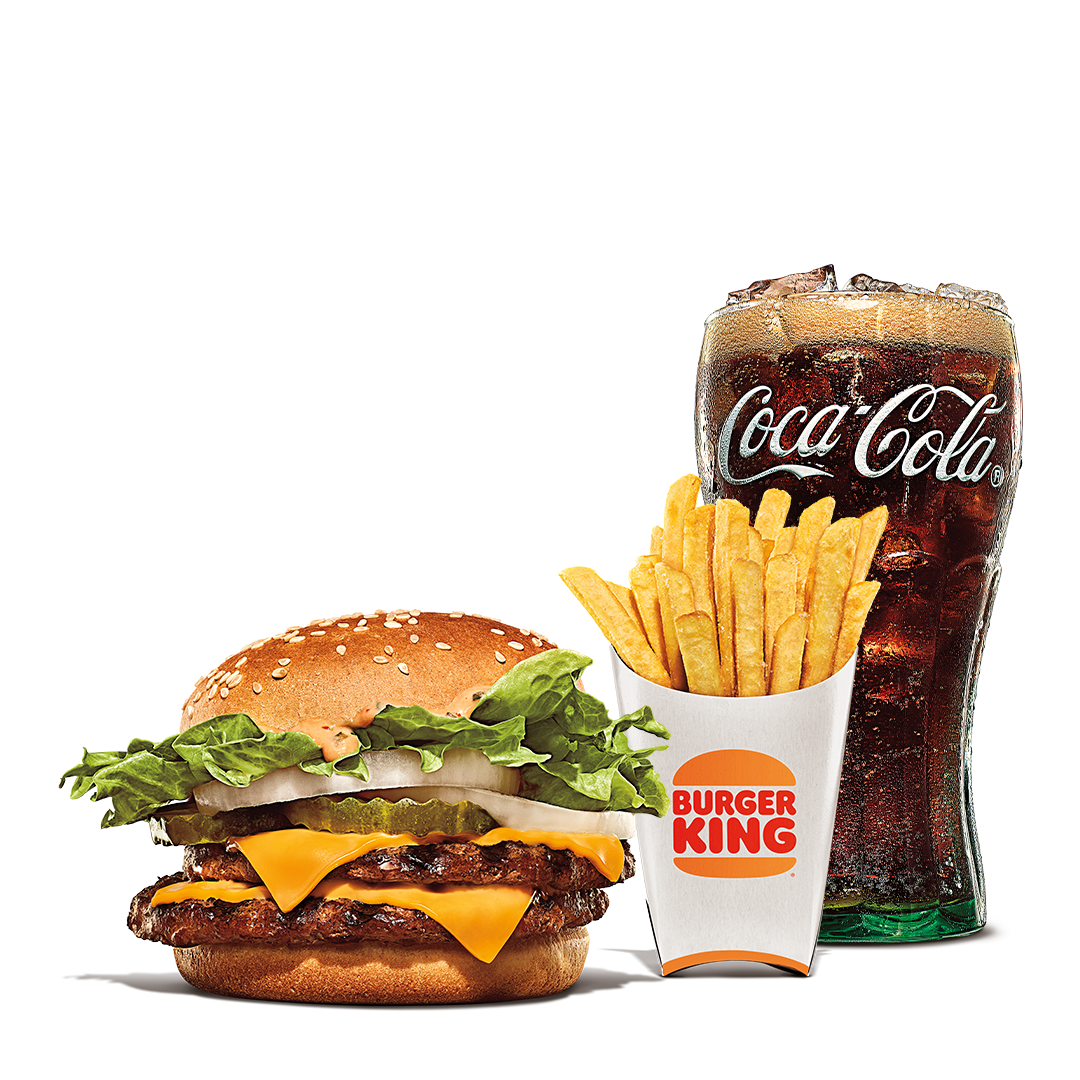 Order Big King Meal food online from Burger King store, Bay Shore on bringmethat.com