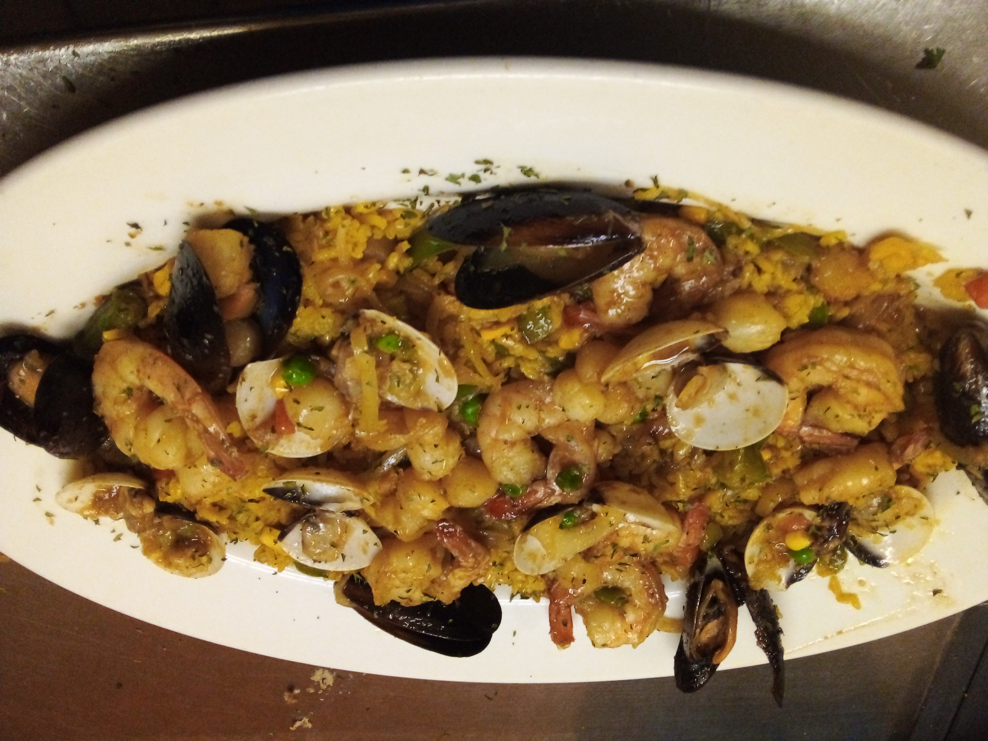 Order Arroz con Mariscos food online from La Teresita Restaurant store, Pinellas Park on bringmethat.com