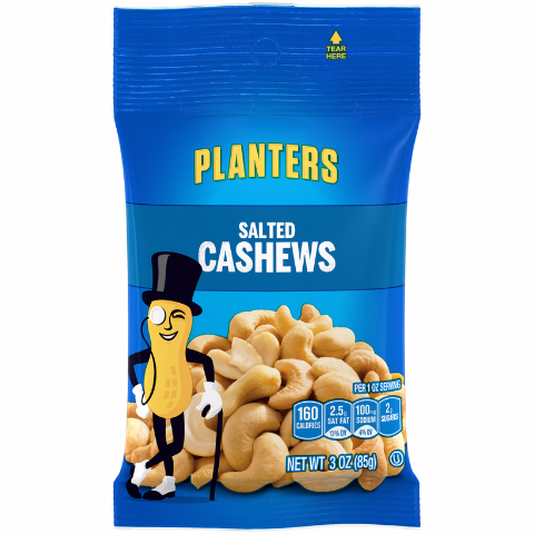 Order Planters Salted Cashews 3oz food online from 7-Eleven store, Natick on bringmethat.com