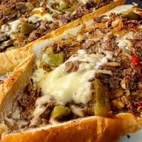 Cheesesteak Works Sandwich from Roma Pizza