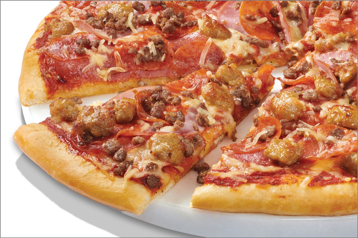 Order Dairy-Free Cheese Papa's All Meat - Baking Required food online from Papa Murphy's Pizza store, Salt Lake City on bringmethat.com